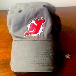 New Jersey Devils Gray Fox Sports Adjustable  Hat - Show Your Hockey Pride! 🏒
